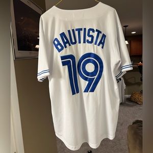 Jose Bautista #19 Mitchell & Ness Toronto Blue Jays Baseball Jersey
